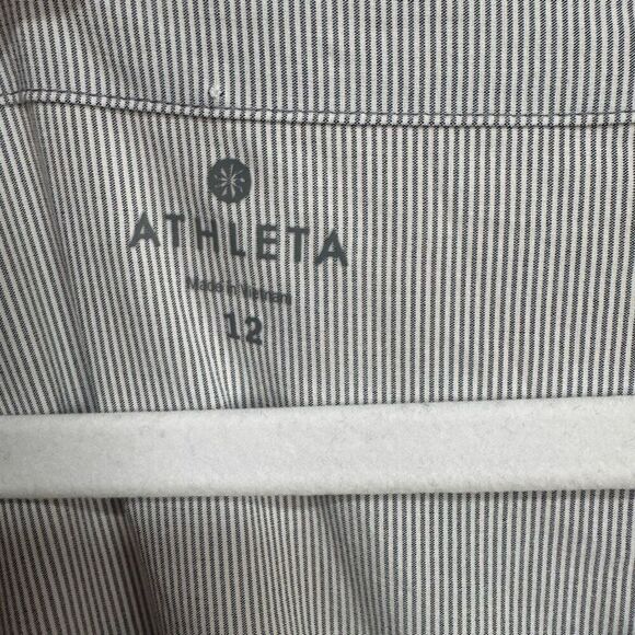 Athleta stripped Gray/white Dress - Picture 4 of 7